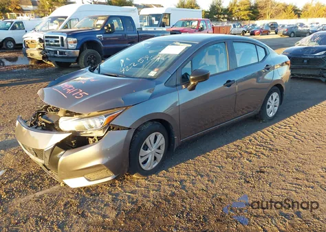 2022 Nissan Versa 1.6 S Xtronic Cvt z USA, uszkodzony, nr VIN 3N1CN8DV1NL860053